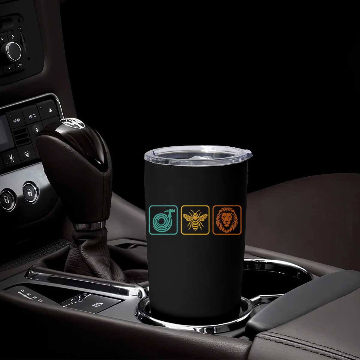 Hose Bee Lion Icons Funny Meme Retro Tumbler Cup