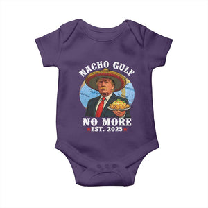 Funny Trump Nacho Gulf No More Baby Onesie Political Satire TS11 Purple Print Your Wear