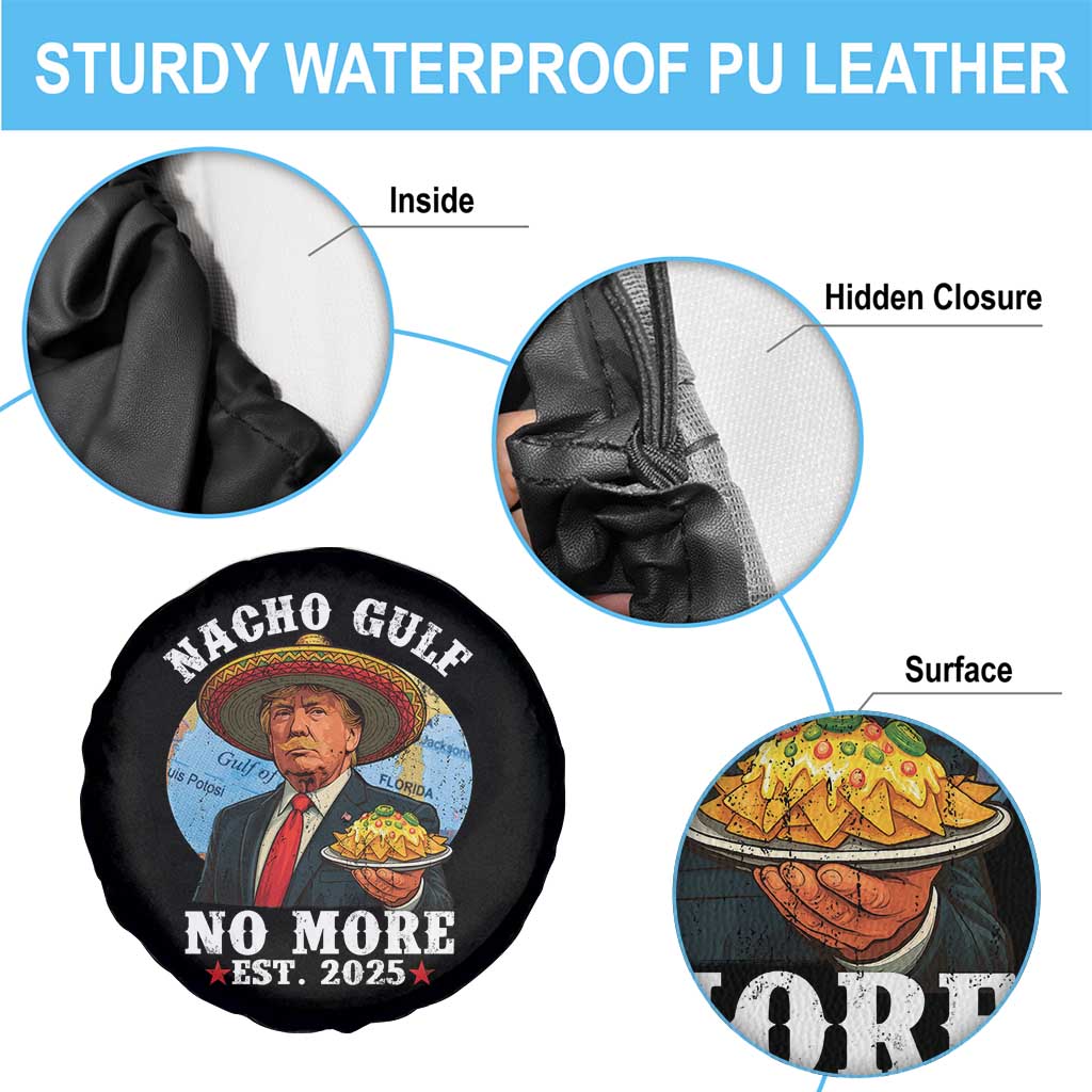 Funny Trump Nacho Gulf No More Spare Tire Cover Political Satire TS11 Print Your Wear