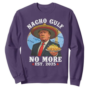 Funny Trump Nacho Gulf No More Sweatshirt Political Satire TS11 Purple Print Your Wear