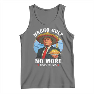 Funny Trump Nacho Gulf No More Tank Top Political Satire TS11 Black Heather Print Your Wear