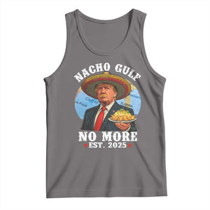 Funny Trump Nacho Gulf No More Tank Top Political Satire TS11 Deep Heather Print Your Wear