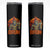Funny Halloween Bigfoot Skinny Tumbler Bruh Spooky Mummy Sasquatch Jack O Lantern TS11 Black Print Your Wear