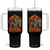 Funny Halloween Bigfoot Tumbler With Handle Bruh Spooky Mummy Sasquatch Jack O Lantern TS11 One Size: 40 oz Black Print Your Wear