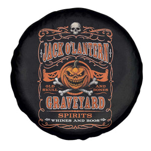 Halloween Jack O Lantern Spare Tire Cover Scary Skull Pumpkin Face TS11 Print Your Wear