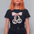 Day Of The Dead T Shirt For Women Sugar Skull Pink Bow Coquette Aesthetic TS11 Black Print Your Wear