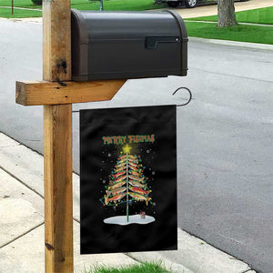 Funny Christmas Fishing Garden Flag Merry Fishmas Fish Xmas Tree Star TS11 Print Your Wear