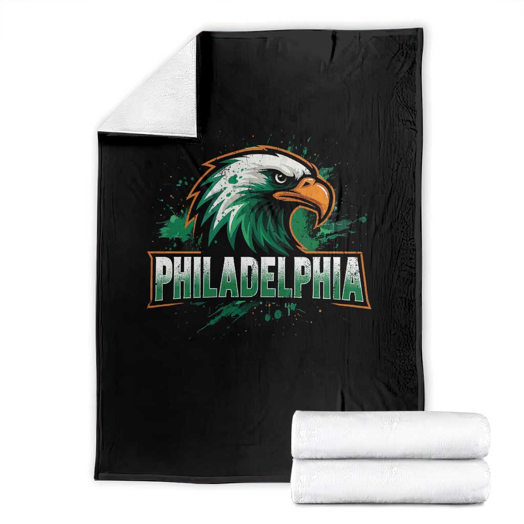 Philadelphia Fan Throw Blanket Eagles Sport Philly Fan TS11 Black Print Your Wear
