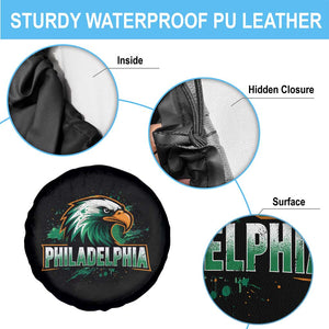 PFE Football Lover Spare Tire Cover Vintage Green Splash Sport Fan Game Day TS11 Print Your Wear