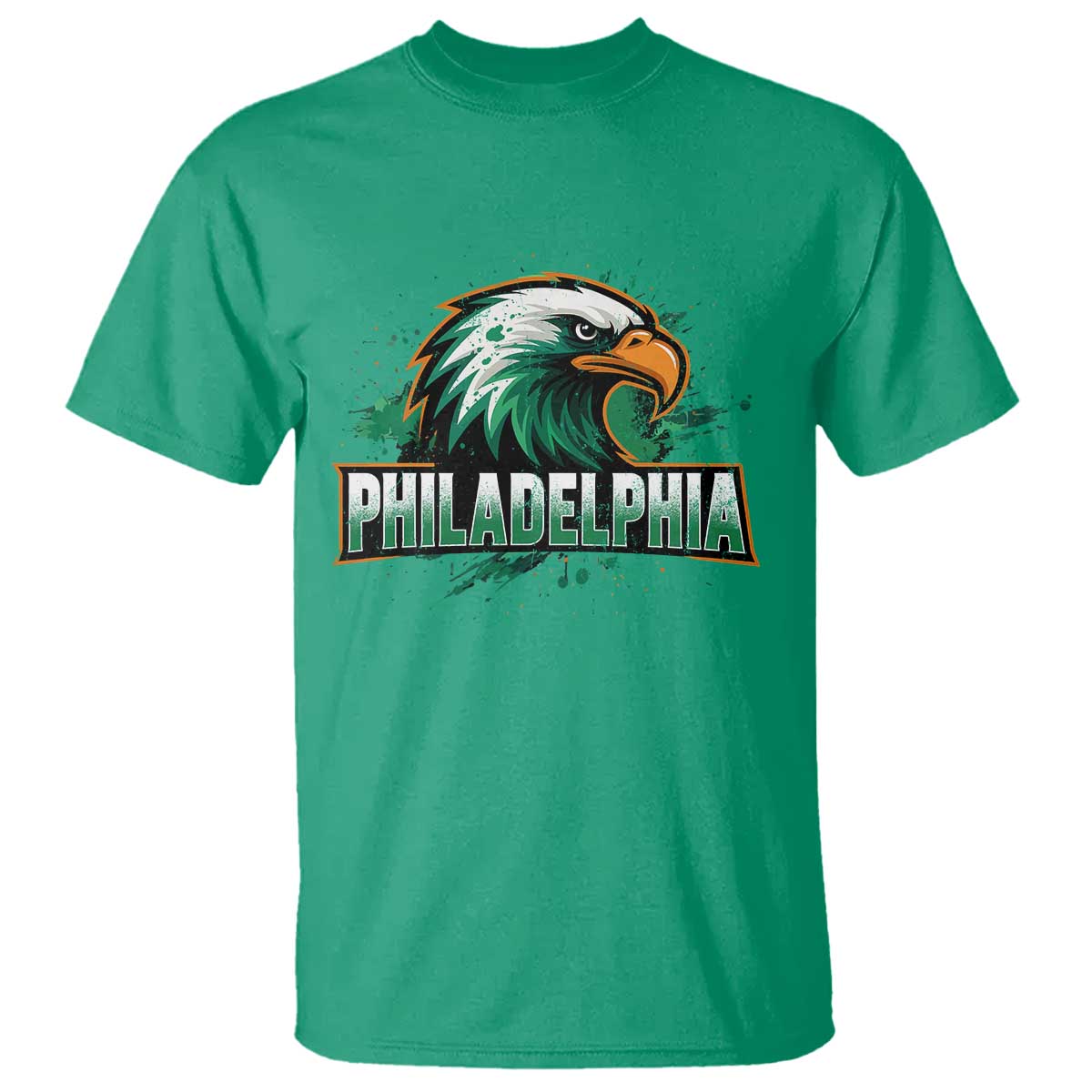 PFE Football Lover T Shirt Vintage Green Splash Sport Fan Game Day TS11 Irish Green Print Your Wear
