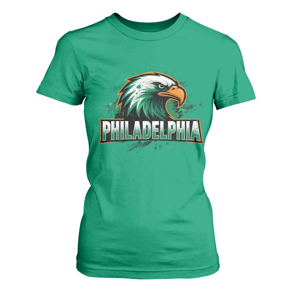 Philadelphia Fan T Shirt For Women Eagles Sport Philly Fan TS11 Irish Green Print Your Wear