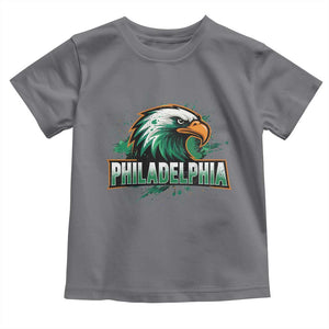 Philadelphia Fan Toddler T Shirt Eagles Sport Philly Fan TS11 Charcoal Print Your Wear