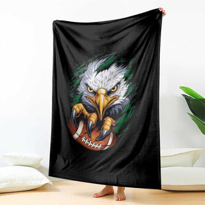 Philadelphia Fan Throw Blanket Green Eagles Sport Game Day TS11 Print Your Wear