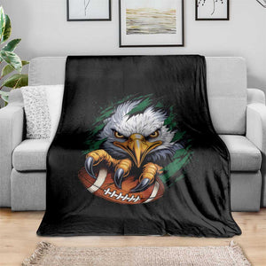 Philadelphia Fan Throw Blanket Green Eagles Sport Game Day TS11 Print Your Wear