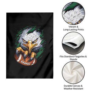 Philadelphia Fan Garden Flag Green Eagles Sport Game Day TS11 Print Your Wear