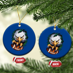 Philadelphia Fan Ceramic Ornament Green Eagles Sport Game Day TS11 1pc Blue Print Your Wear