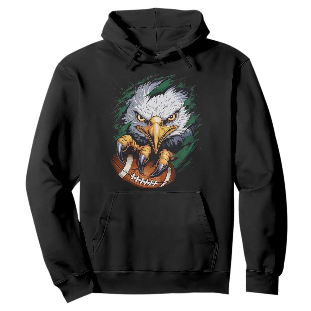 Philadelphia Fan Hoodie Green Eagles Sport Game Day TS11 Black Print Your Wear