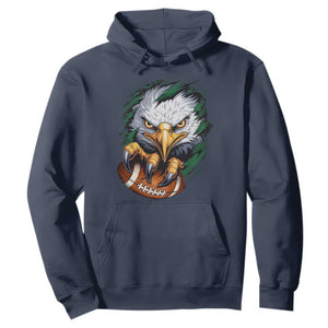 Philadelphia Fan Hoodie Green Eagles Sport Game Day TS11 Navy Print Your Wear