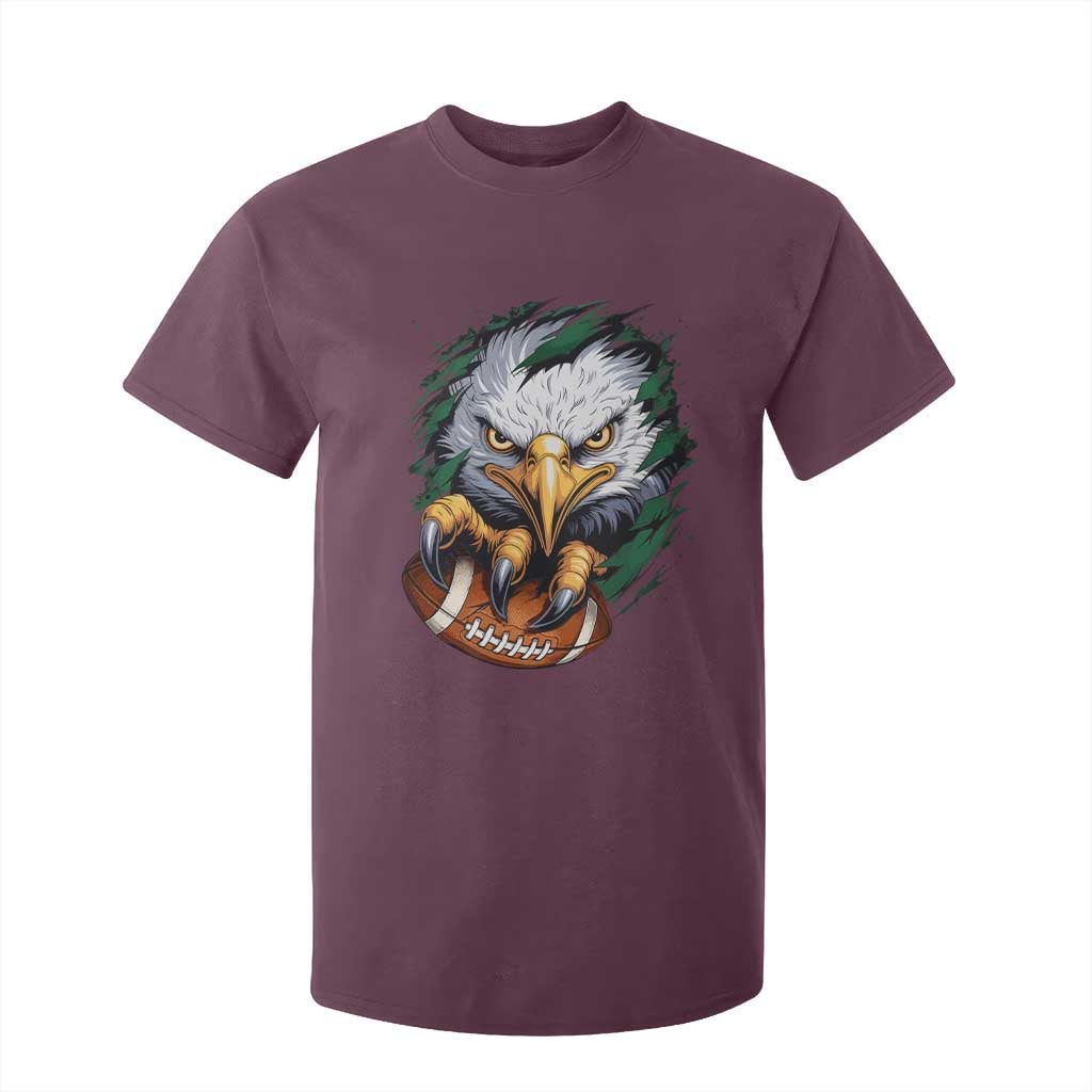 PFE Football Game Green Sport Lovers T Shirt For Kid TS11 Maroon Print Your Wear