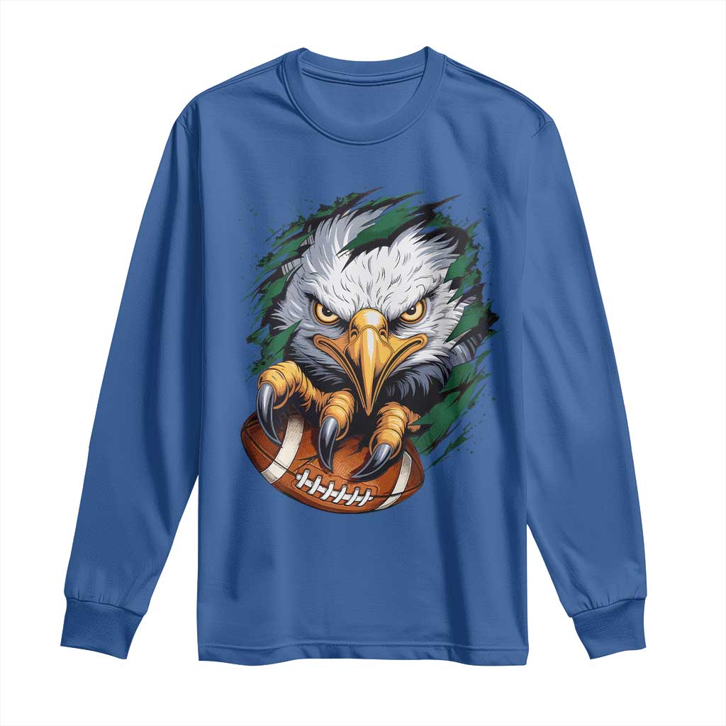 PFE Football Game Green Sport Lovers Long Sleeve Shirt TS11 Royal Blue Print Your Wear