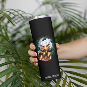 Philadelphia Fan Skinny Tumbler Green Eagles Sport Game Day TS11 Print Your Wear