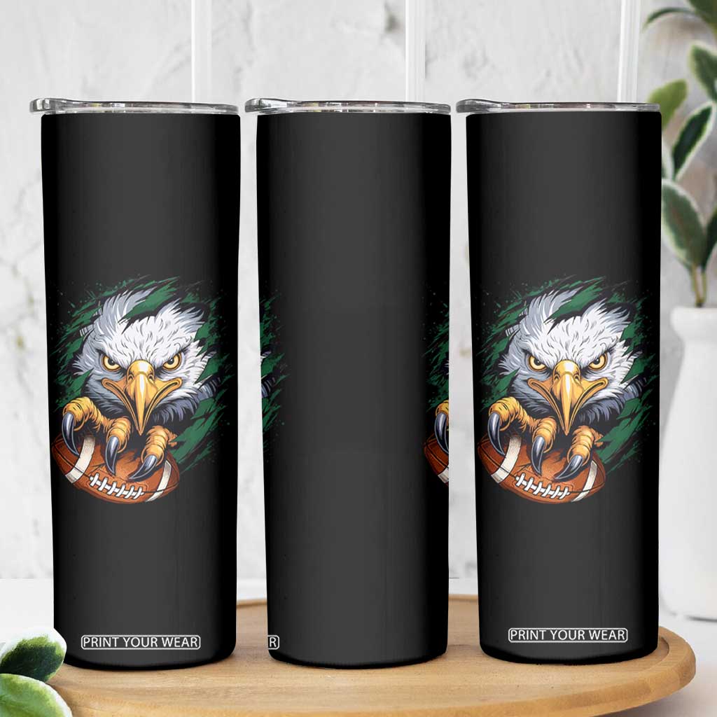Philadelphia Fan Skinny Tumbler Green Eagles Sport Game Day TS11 Print Your Wear