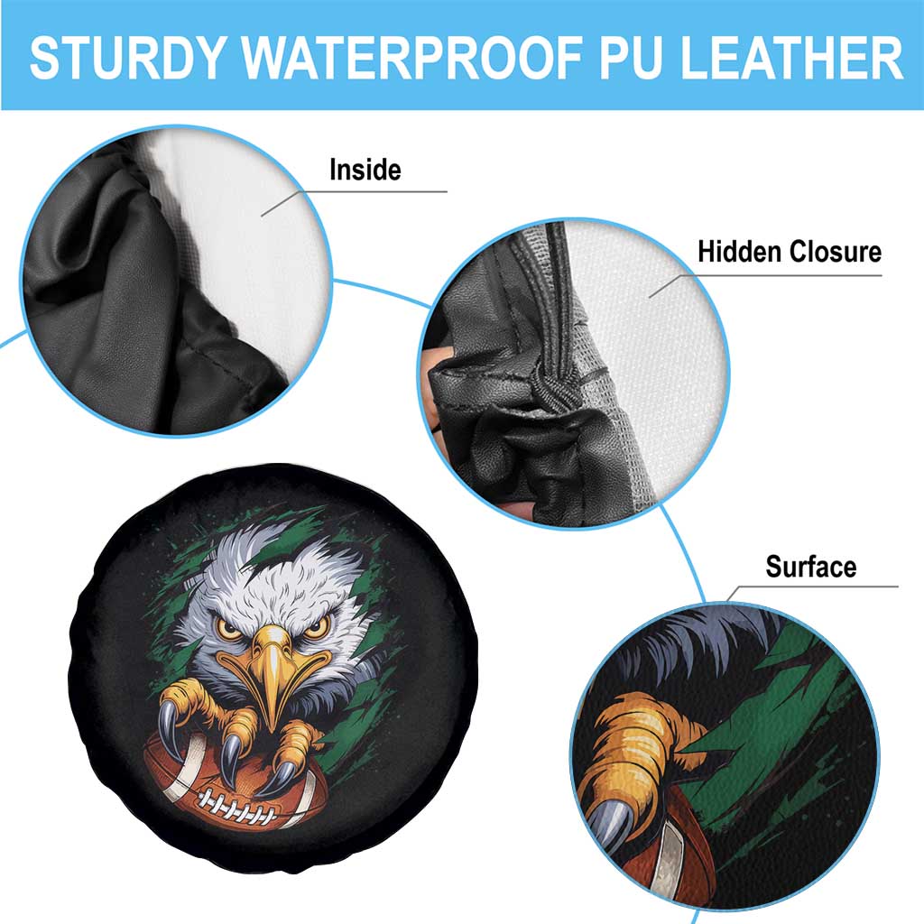 Philadelphia Fan Spare Tire Cover Green Eagles Sport Game Day TS11 Print Your Wear