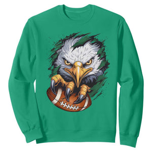 Philadelphia Fan Sweatshirt Green Eagles Sport Game Day TS11 Irish Green Print Your Wear