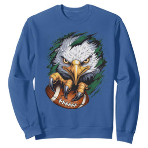 Philadelphia Fan Sweatshirt Green Eagles Sport Game Day TS11 Royal Blue Print Your Wear