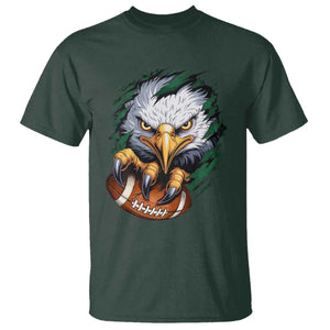 Philadelphia Fan T Shirt Green Eagles Sport Game Day TS11 Dark Forest Green Print Your Wear