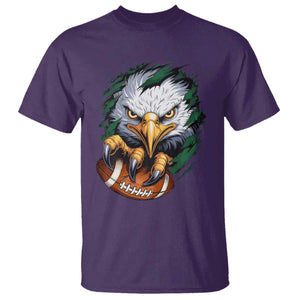 Philadelphia Fan T Shirt Green Eagles Sport Game Day TS11 Purple Print Your Wear