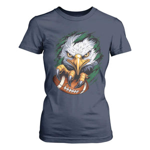 Philadelphia Fan T Shirt For Women Green Eagles Sport Game Day TS11 Navy Print Your Wear