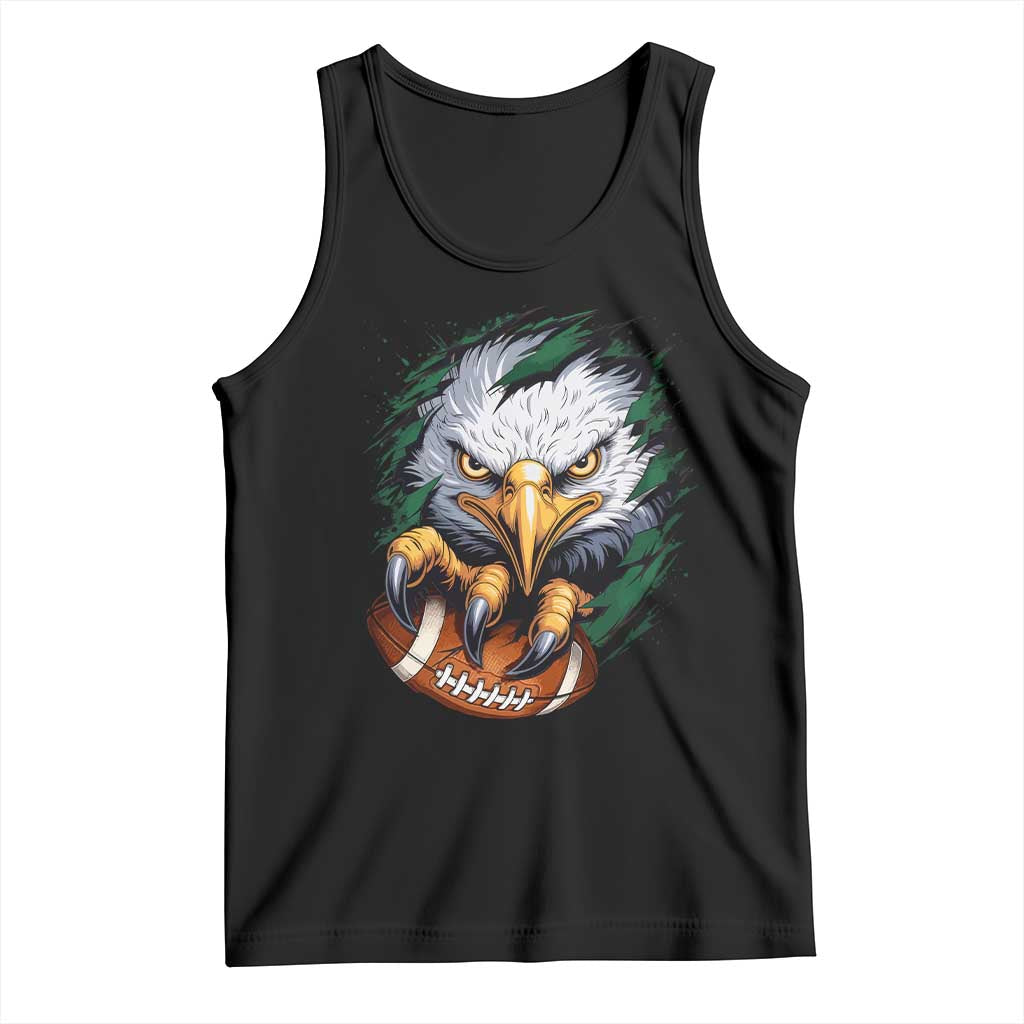 Philadelphia Fan Tank Top Green Eagles Sport Game Day TS11 Black Print Your Wear