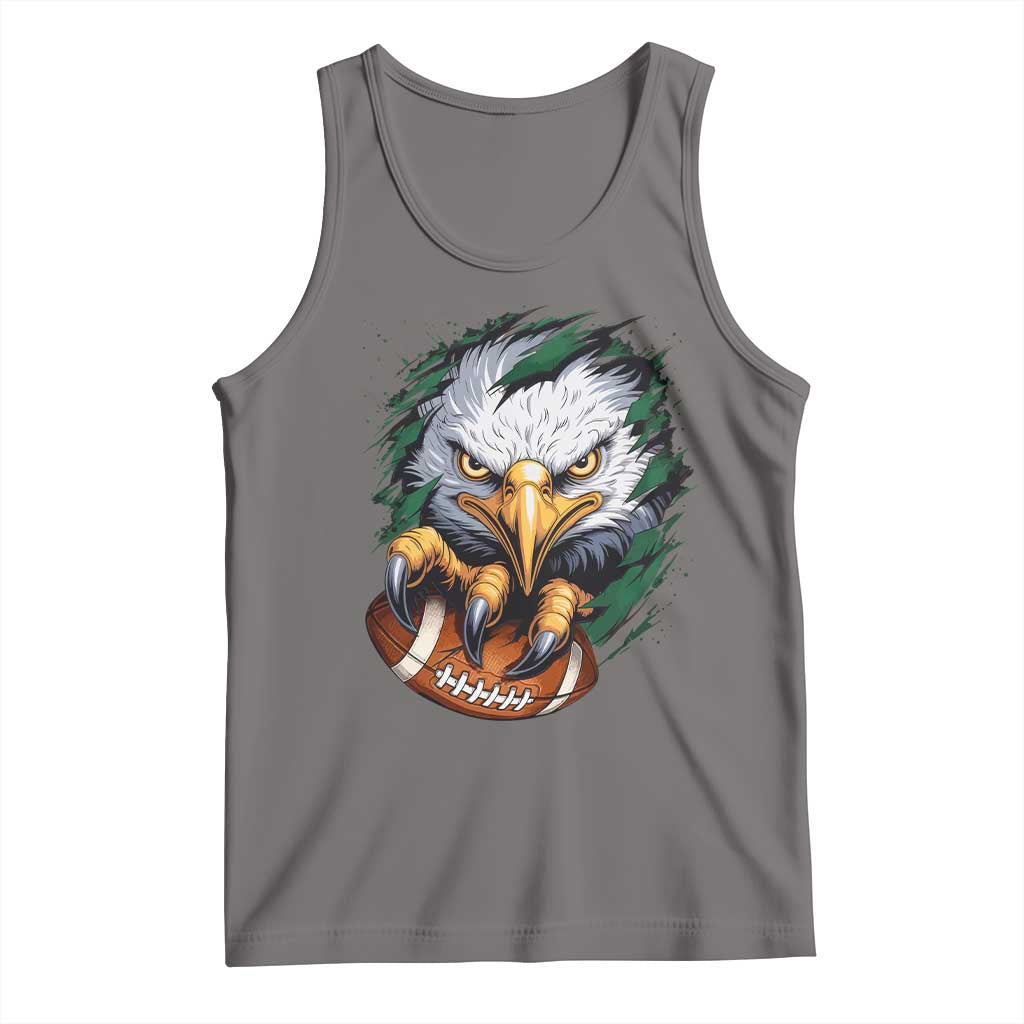 Philadelphia Fan Tank Top Green Eagles Sport Game Day TS11 Deep Heather Print Your Wear