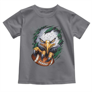 Philadelphia Fan Toddler T Shirt Green Eagles Sport Game Day TS11 Charcoal Print Your Wear
