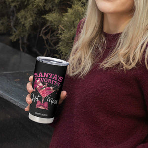 Funny Christmas Santas Favorite Hot Mess Tumbler Cup Xmas Drinking Party TS11 Print Your Wear