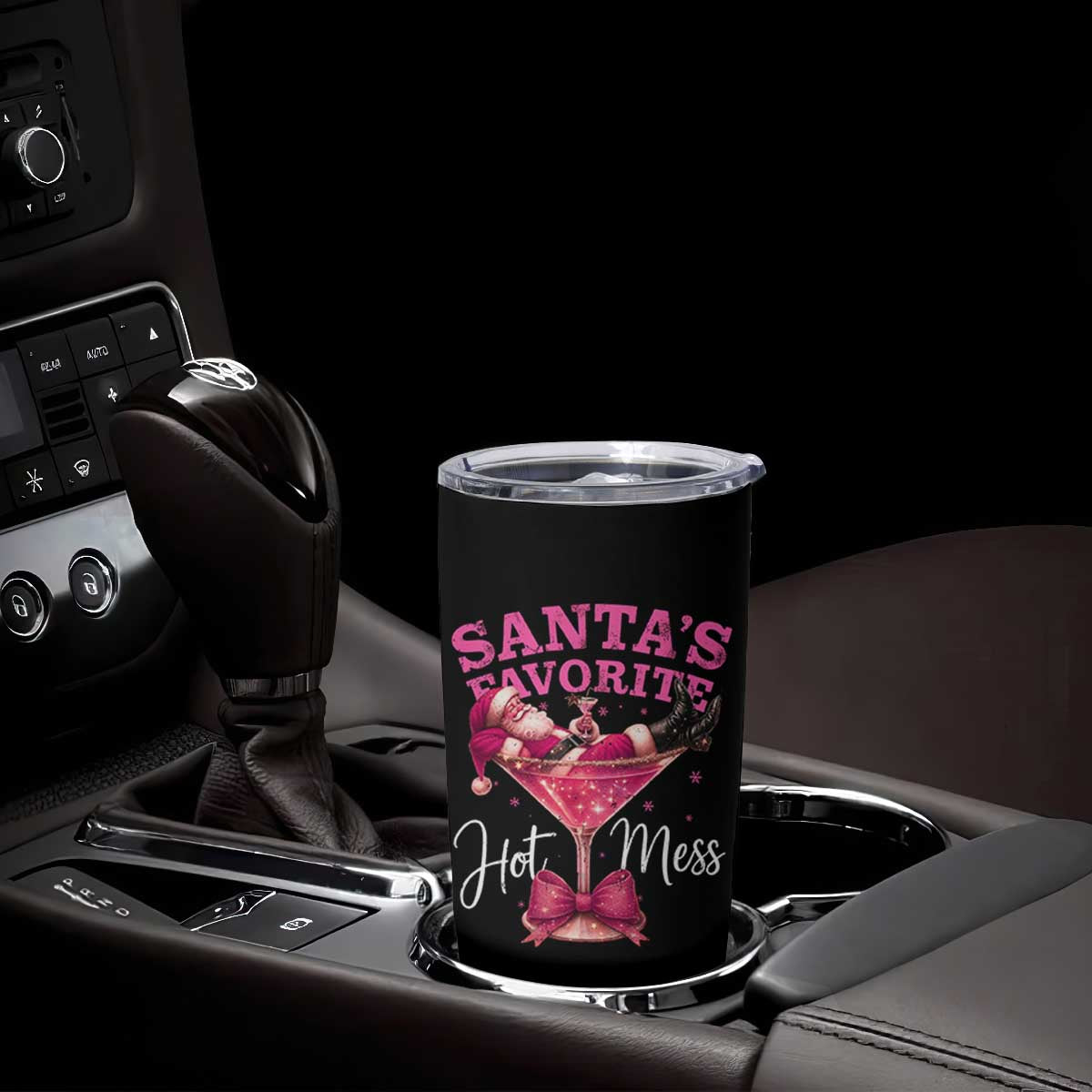 Funny Christmas Santas Favorite Hot Mess Tumbler Cup Xmas Drinking Party TS11 Print Your Wear