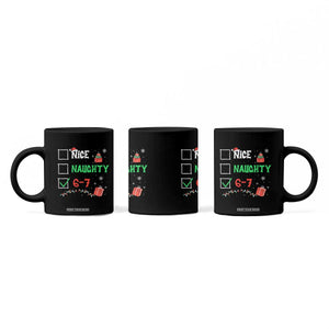 Funny 67 Christmas Coffee Mug Nice Naughty 67 Xmas Checklist TS11 Print Your Wear