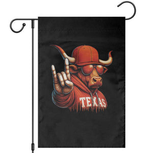Texas Fan Garden Flag Orange Longhorns Cow Texas Pride Sport Lover TS11 Black Print Your Wear