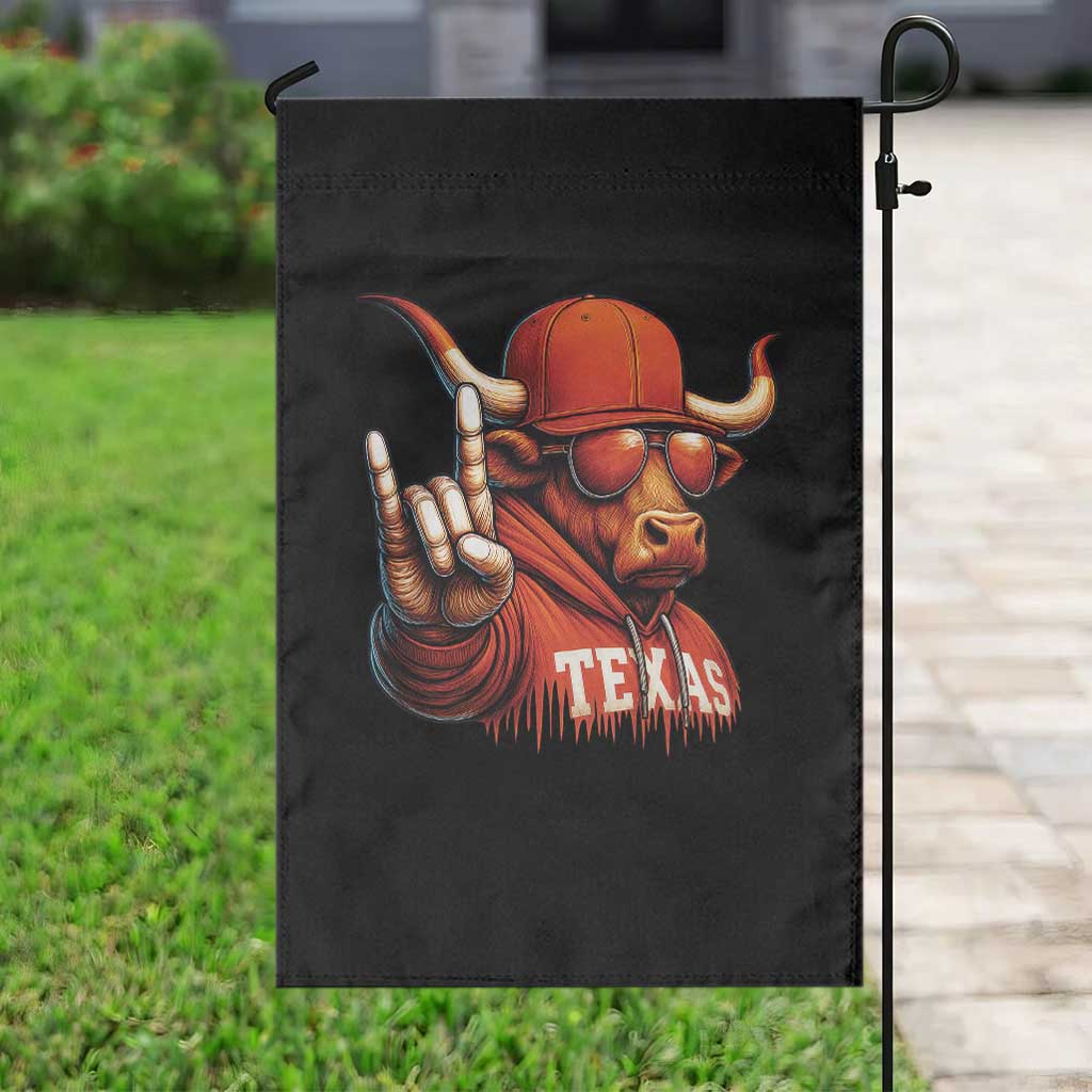 TFL Football Lover Garden Flag Orange Cow Rock Hand Sign TS11 Print Your Wear
