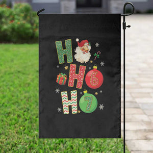 Funny Christmas Santa Ho Ho Ho 67 Garden Flag Six Seven Meme 6 7 Xmas Bauble TS11 Print Your Wear