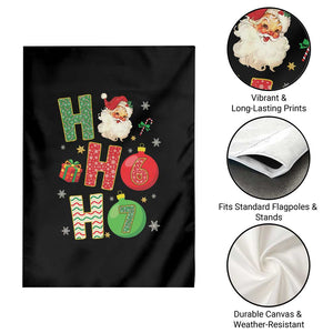 Funny Christmas Santa Ho Ho Ho 67 Garden Flag Six Seven Meme 6 7 Xmas Bauble TS11 Print Your Wear