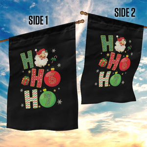 Funny Christmas Santa Ho Ho Ho 67 Garden Flag Six Seven Meme 6 7 Xmas Bauble TS11 Print Your Wear