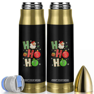 Funny Christmas Santa Ho Ho Ho 67 Bullet Tumbler Six Seven Meme 6 7 Xmas Bauble TS11 Black Print Your Wear