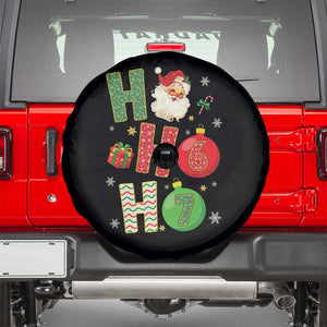 Funny Christmas Santa Ho Ho Ho 67 Spare Tire Cover Six Seven Meme 6 7 Xmas Bauble TS11 Black Print Your Wear
