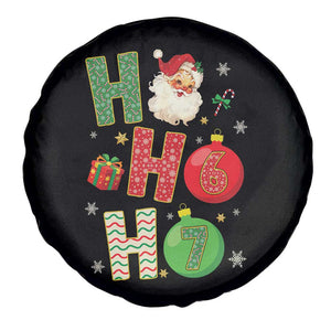 Funny Christmas Santa Ho Ho Ho 67 Spare Tire Cover Six Seven Meme 6 7 Xmas Bauble TS11 Print Your Wear
