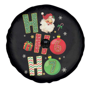 Funny Christmas Santa Ho Ho Ho 67 Spare Tire Cover Six Seven Meme 6 7 Xmas Bauble TS11 Print Your Wear