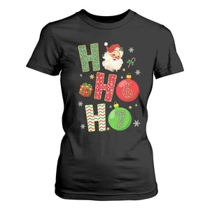 Funny Christmas Santa Ho Ho Ho 67 T Shirt For Women Six Seven Meme 6 7 Xmas Bauble TS11 Black Print Your Wear