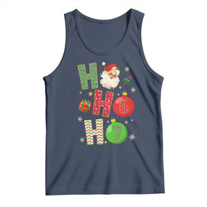 Funny Christmas Santa Ho Ho Ho 67 Tank Top Six Seven Meme 6 7 Xmas Bauble TS11 Navy Print Your Wear