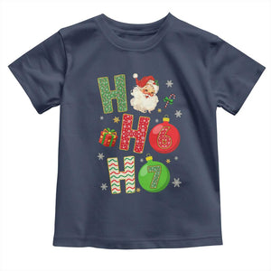 Funny Christmas Santa Ho Ho Ho 67 Toddler T Shirt Six Seven Meme 6 7 Xmas Bauble TS11 Navy Print Your Wear